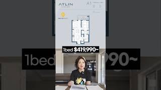 ATLIN 풀로플랜 및 가격 1bed $419,990부터 | 밴쿠버 첫집구매 #에밀리오부동산 #밴쿠버부동산 #밴쿠버내집마련 #밴쿠버분양