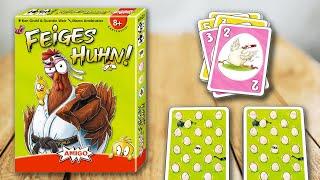 how to play FEIGES HUHN (instructions, gameplay and official rules) | SPIELREGELN TV