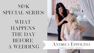 What happens the day before the Wedding by Andrea Eppolito