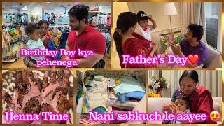 Shoaib ka Pehla Father’s Day ️| Birthday Boy kya pehenega?| Nani Sabkuch Lee  Aayee 