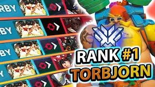 This is what the RANK #1 TORBJORN looks like!!! - Competitive Overwatch 2