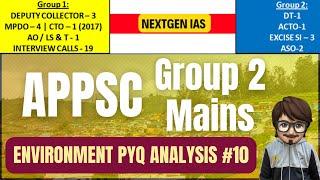 APPSC Group 2 Mains 2025: ENVIRONMENT PYQ ANALYSIS-10 #appsc #group2 #appscgroup2 #latestnewsappsc