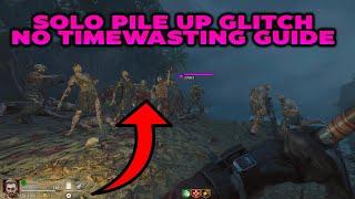 Completely SOLO Pile Up Glitch! BO6 Zombies Easy Camos & XP!