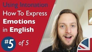 How to express emotions in English