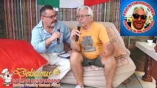 Francis Santos Delicious Italian Restaurant Dumaguete Interview Paul in the Philippines. Legendary!