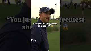 The Greatest Golf Shot in History?  #golf #GolfShot #HoleInOne #EpicGolf #incredibleshots