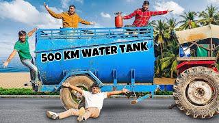 Hardest Driving Challenge- Can We Survive 500 KM In Water Tank - आज तो नर्क में आ गए 