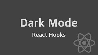 توسعه دارک مود در ری‌اکت - React Hooks Dark Mode