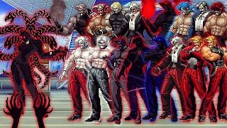 [KOF Mugen] Orochi Gustab Vs 16 Ultimate Bosses Rugal Team