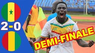 Sénégal  Guinée  2 - 0  Résumé de la rencontre -demi finale Tournoi UFOA / A U20 2024