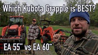 Kubota Grapple Showdown! - EA Wicked Root Grapple Comparison and Review - Uncle Charlies Cabin