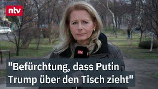 "Befürchtung, dass Putin Trump über den Tisch zieht": Hoffnung und Skepsis in Ukraine