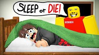 Surviving OVERNIGHT with KILLER DAD in Roblox