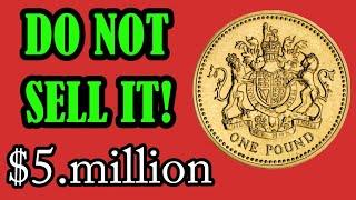 1983 ONE POUND COIN UNBELIEVABLE VALUE WORTH $93,000.