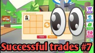 OMG!!! I got win offers in trades (Adopt me Successful trades part 7)