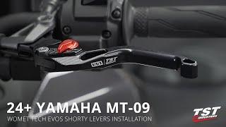 How to Install Womet-Tech Evos Shorty Levers on 2024+ Yamaha MT-09 by TST Industries