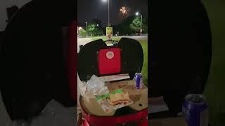 #fireworks #tailgate #sandwich #fyp #motorcycle #scooter #moped #scootervixen #picnic #givi #eating