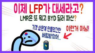 LFP배터리, LMR배터리, BYD파산? 한꺼번에 정리