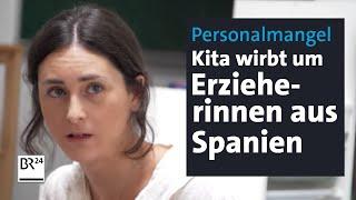 Personalmangel: Spanische Erzieherinnen für Augsburger Kitas | Abendschau | BR24