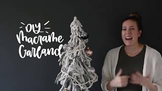 Easy Diy Macrame Garland - One Knot Beginner Holiday Garland