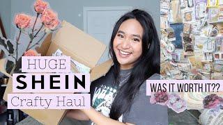  HUGE Crafty & Stationery Haul From SHEIN w/ Lots of Junk Journal Supplies  | Simply Rose Lynne