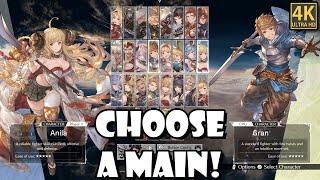 Granblue Fantasy Versus: Rising - How to Choose your Main Character!