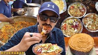 HYDERABAD STREET FOOD TOUR - Dulhan Paratha, Bombay Bakery Cake & Makhni Handi In Sindh Pakistan