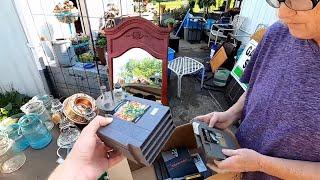 RETRO GAMES at a YARD SALE!