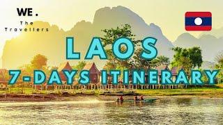 Laos 7-Days Itinerary 2025  | How To Travel Laos In 7-Days | Laos Travel Guide