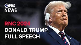 WATCH LIVE: Donald Trump's full speech at 2024 Republican National Convention | 2024 RNC Night 4