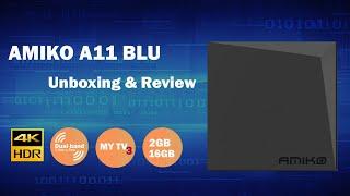 AMIKO A11 BLU Unboxing & Review