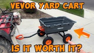 Transform Your Yard Work with the VEVOR 1200lbs Garden Dump Cart