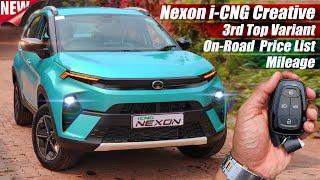 Tata Nexon CNG Creative (Mid Variant) On Road Price List, Mileage, Features