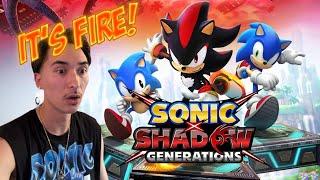 Sonic X Shadow PAUSE Generations is CRAZY! REACTION!