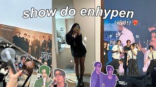 vlog: fui p show do enhypen *VIP* em seoul  soundcheck, fancam, loja de conveniência, freebies etc