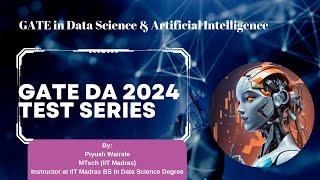 GATE DA 2024 Full Test Series | GATE in Data Science & AI