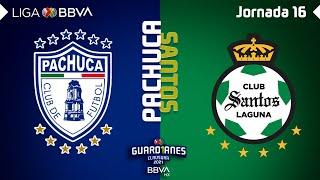 Resumen | Pachuca vs Santos Laguna | LIGA BBVA MX - Guard1anes 2021 - Jornada 16 |