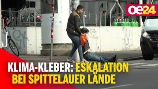 Klima-Kleber: Eskalation bei Spittelauer Lände