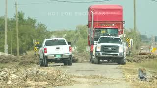 10-20-2024 Roswell, New Mexico - Washed Out Roads & Bridges In Flash Flood Emergency