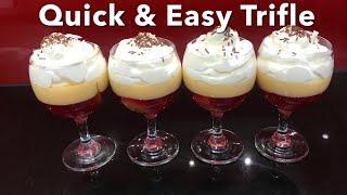 Quick & Easy Trifle || Dessert || Strawberry Trifle || Murats Kitchen