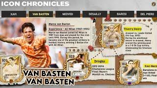 WOW!! 105 OVR VAN BASTEN 14x FREE ICON CHRONICLES REWARDS FC MOBILE 25 !