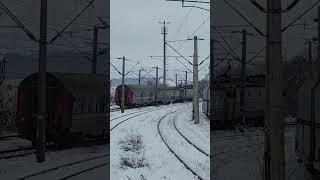 Tren regio în stația Rupea #trains #5100kw