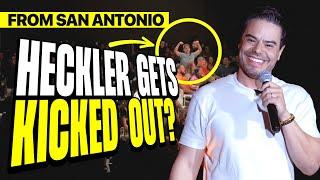 When a heckler comes with a purpose… | Francisco Ramos in San Antonio, TX.