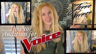 How to Audition For The Voice! - (Virtual Open Call) - Audition With Me!