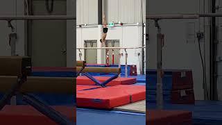 Parallel bars swing to handstand #gymnast