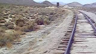 Approaching the Dos Cabezas Water Tower on the Railroad Tracks