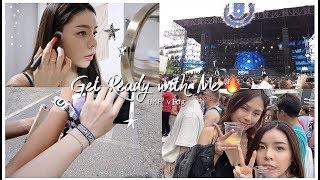 SUMMER LOOK  GRWM + EVERLAND, UMF VLOG  | Erna Limdaugh