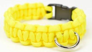 How to Make a Simple Paracord Dog Collar - BoredParacord.com