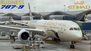  Abu Dhabi AUH - Sydney SYD  BUSINESS CLASS Etihad Boeing 787-9 Dreamliner FLIGHT REPORT