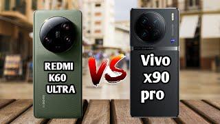 New phones |Vivo x 90 pro vs redmi k60 ultra species camprision video